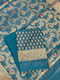 Seagreen Cotton Silk Banarasi 3 pcs Suit Set 680ASD_CS35