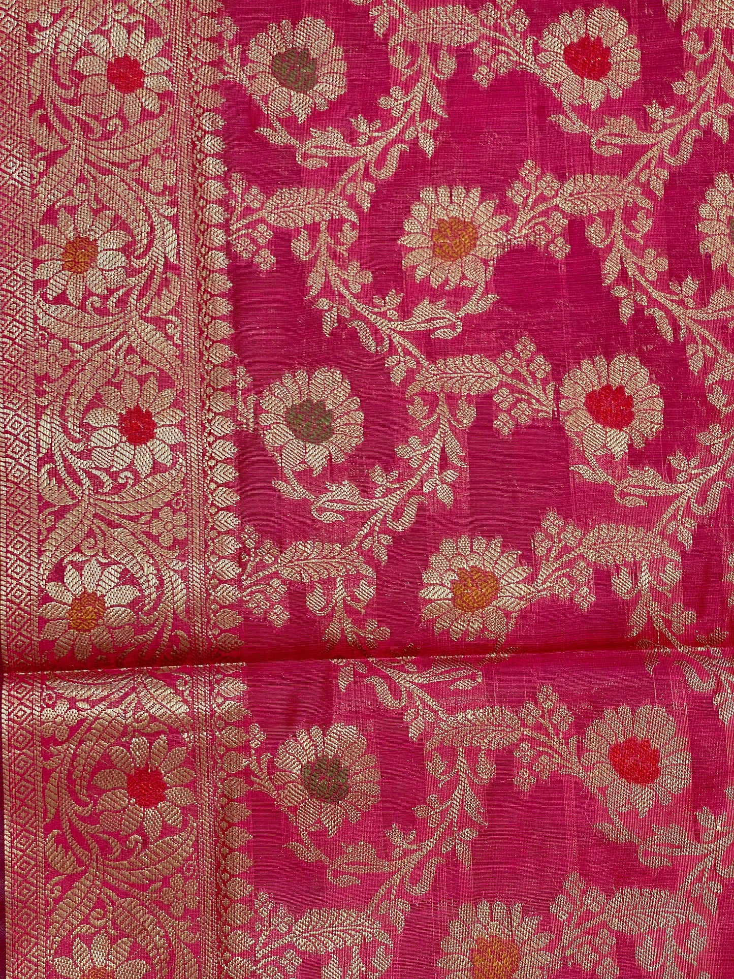 Magenta Cotton Silk Banarasi 3 pcs Suit Set 680ASD_CS36