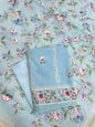Sky Blue Cotton Linen Embroidery Banarasi 3 pcs Suit Set 1200IM_CL2