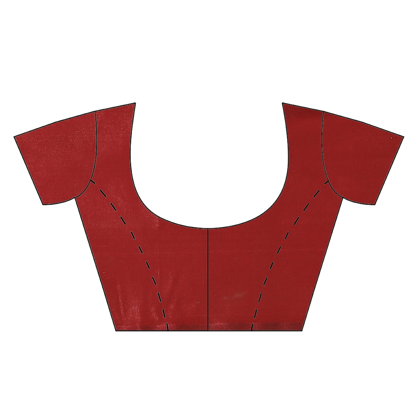Faishana Presents Maroon Half Half Patli Zari Jaal Satin Silk Saree With Maroon Blouse Piece
