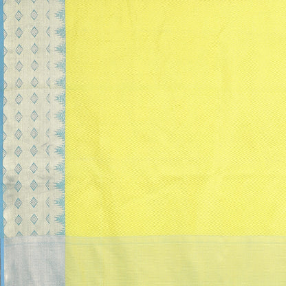 Yellow Tanchoi Banarasi Sarees For Women GEBC12