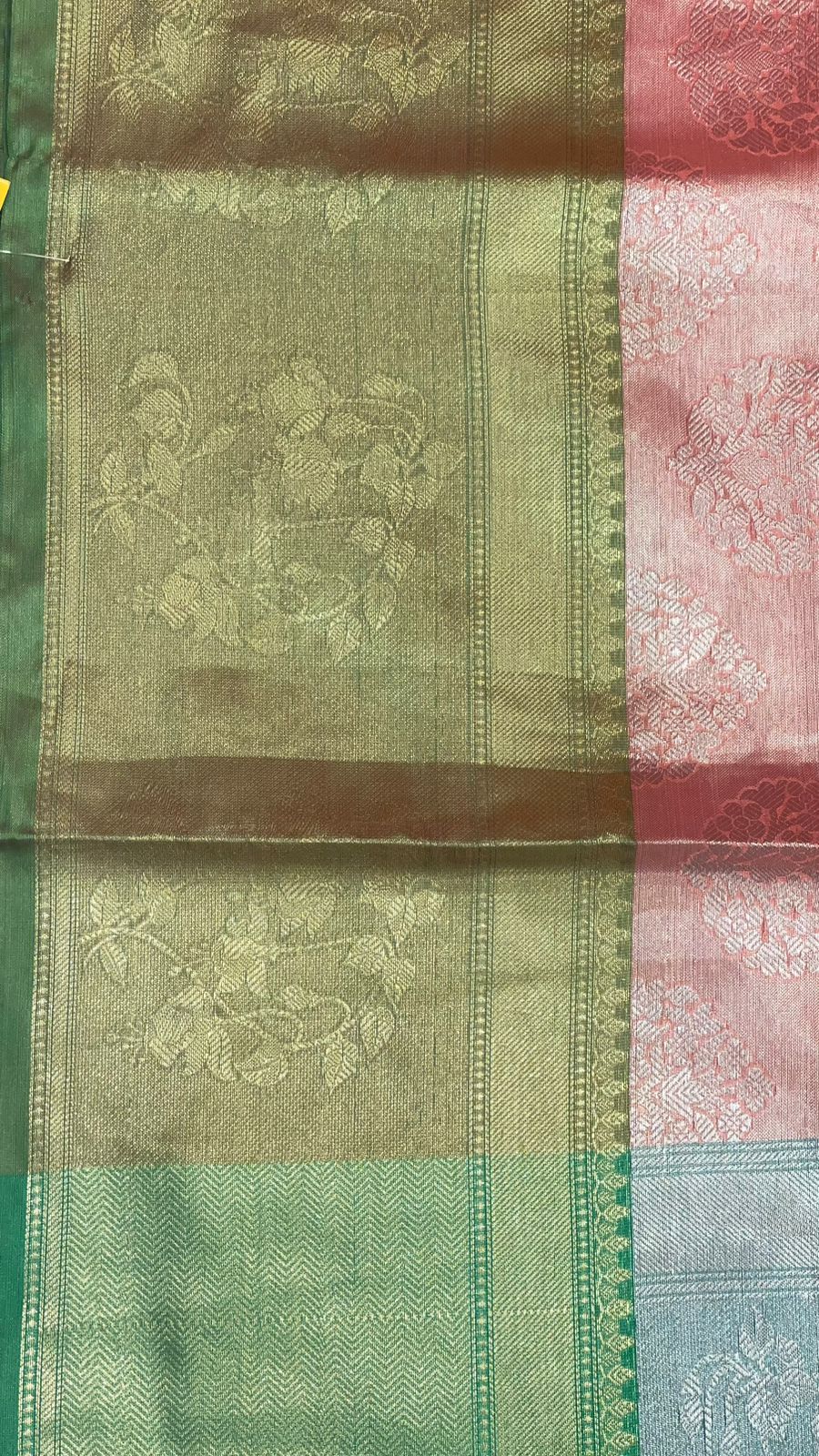Pink Kanchi Silk Banarasi Sarees For Women GEBE20