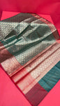 Green Kanchi Silk Banarasi Sarees For Women GEBE26