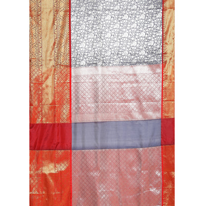 Blue Kanchi Silk Banarasi Sarees For Women GEBW13