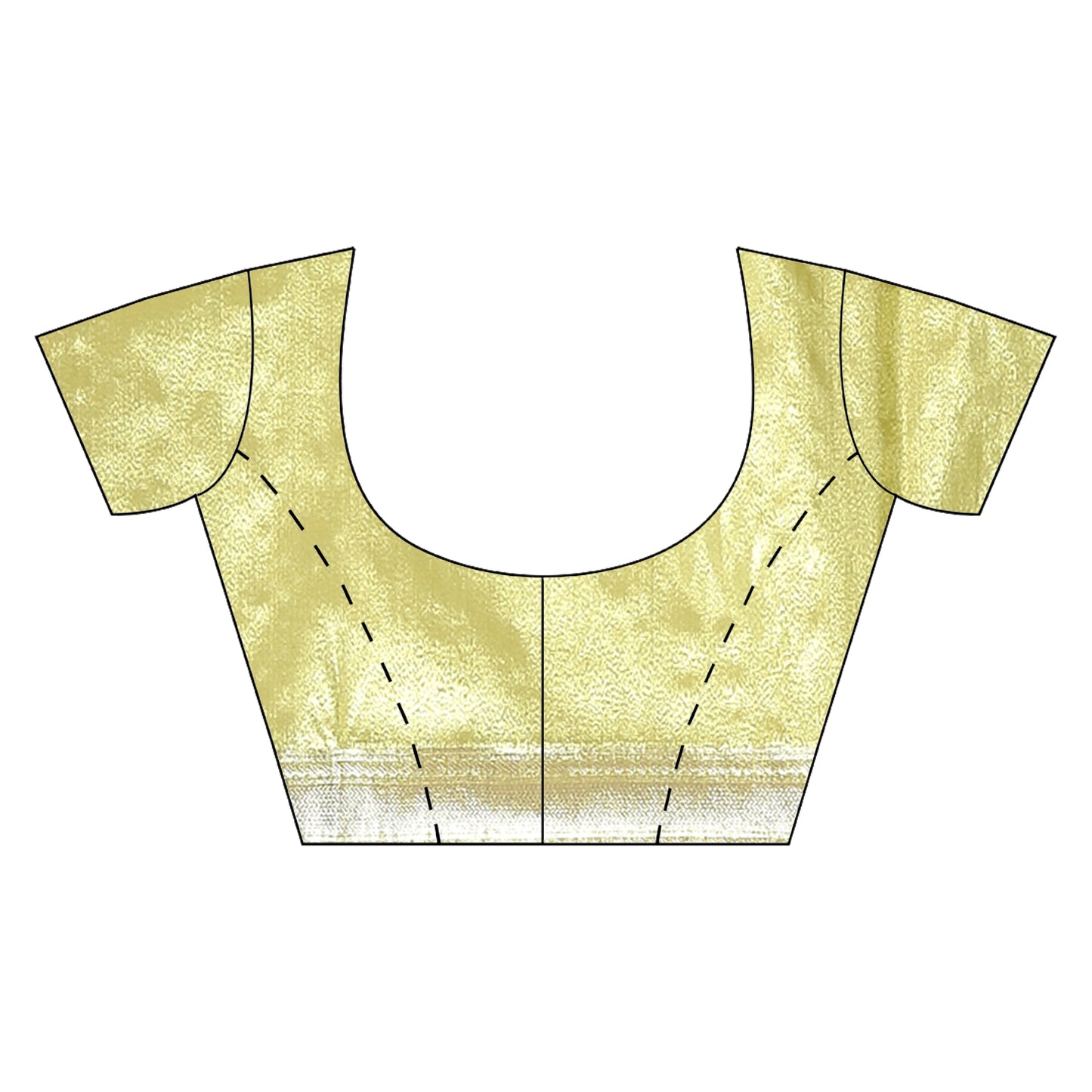 Faishana Lime Green Kanchi Silk Jamdani Tissue Paithani Banarasi Sari With Lime Green Blouse