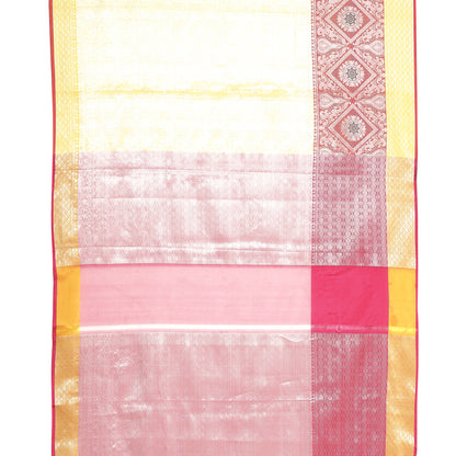 Gold Kanjeevaram Banarasi Sarees For Women GEMA10