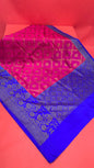 Magenta Dupion Silk Banarasi Sarees For Women GEDUPSILK_36