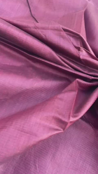Burgundy Cotton Silk Banarasi Suit with Gold Zari Stripe Dupatta 600SKL_CS26
